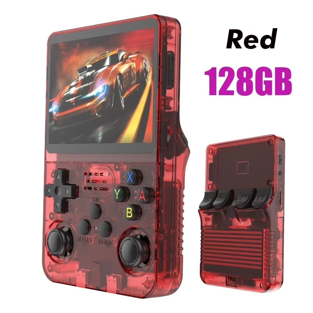 Max 256G Retro Handheld Game Console Linux System 3.5Inch IPS Screen Portable Pocket Video Player 2Joystick 64G 128G Games R36S - IKhiro Store