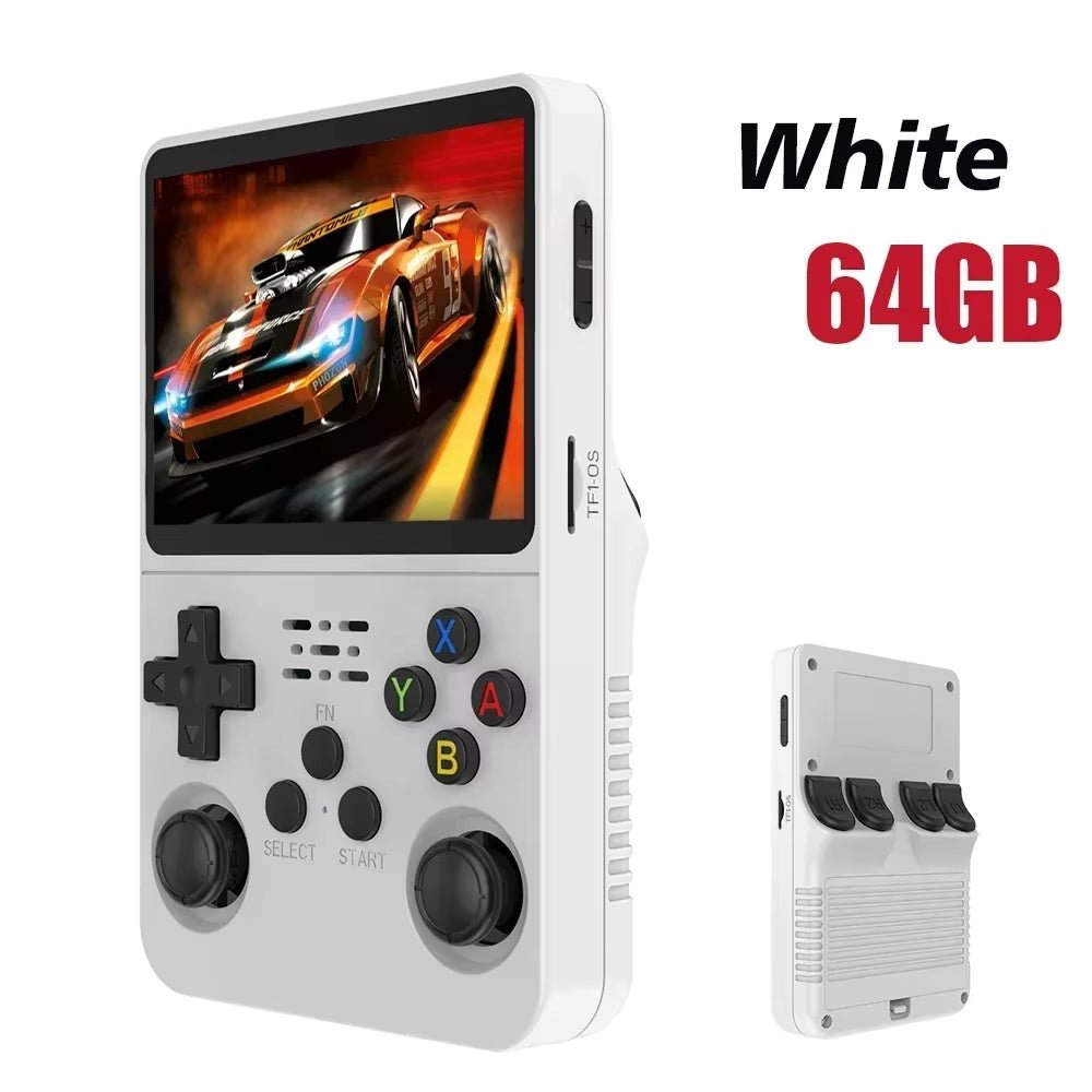 Max 256G Retro Handheld Game Console Linux System 3.5Inch IPS Screen Portable Pocket Video Player 2Joystick 64G 128G Games R36S - IKhiro Store