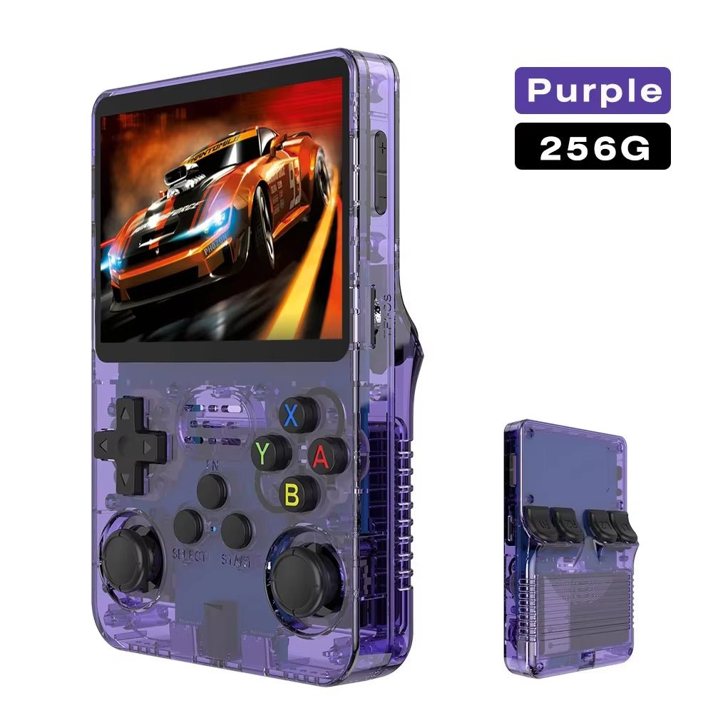 Max 256G Retro Handheld Game Console Linux System 3.5Inch IPS Screen Portable Pocket Video Player 2Joystick 64G 128G Games R36S - IKhiro Store
