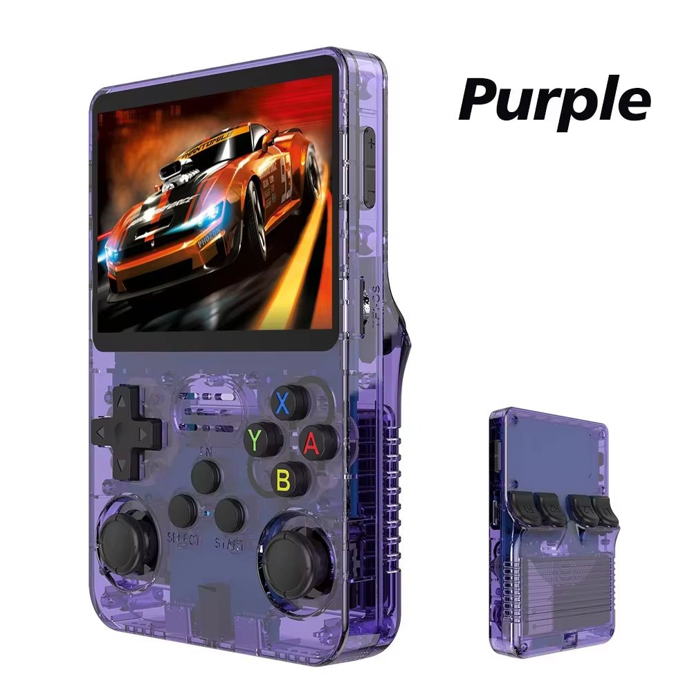 Original R36S Retro Handheld Game Console 3.5'' IPS Open Source Linux ARK OS Portable Pocket Game Player 64G 128G256GB 60K Game - IKhiro Store