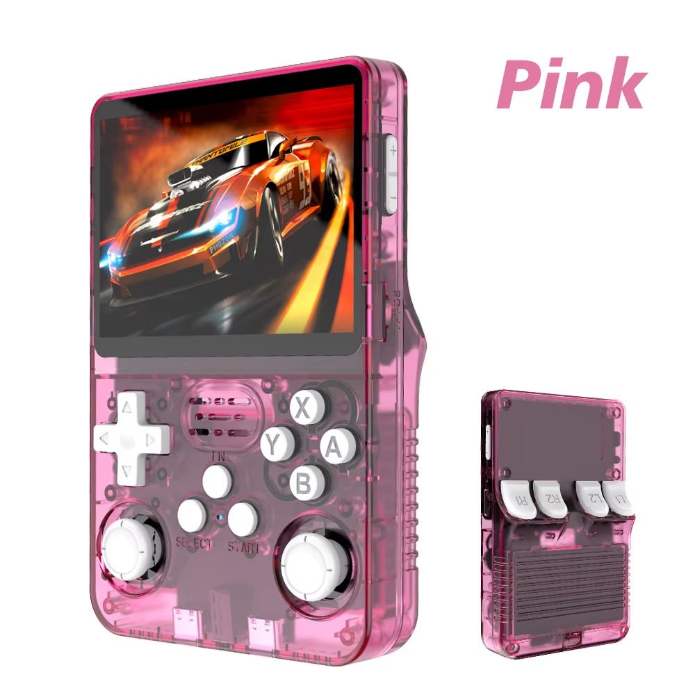 Original R36S Retro Handheld Game Console 3.5'' IPS Open Source Linux ARK OS Portable Pocket Game Player 64G 128G256GB 60K Game - IKhiro Store