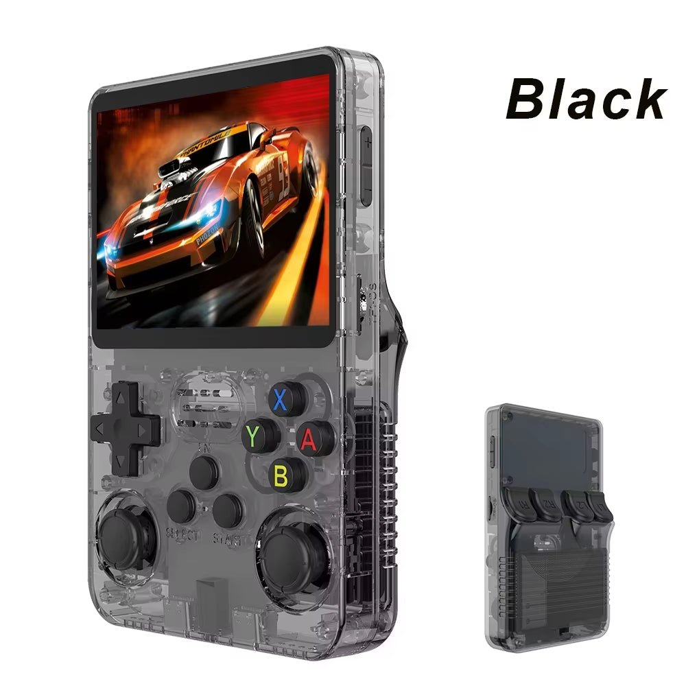 Original R36S Retro Handheld Game Console 3.5'' IPS Open Source Linux ARK OS Portable Pocket Game Player 64G 128G256GB 60K Game - IKhiro Store