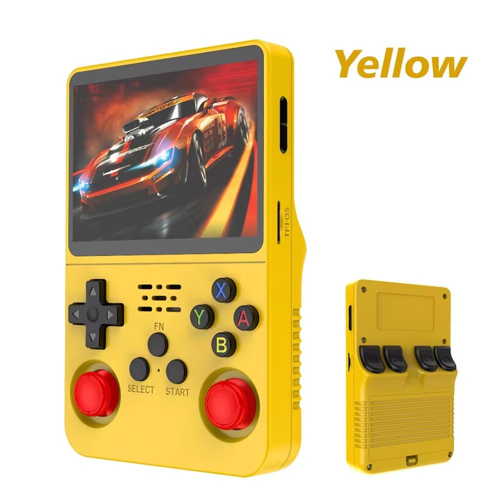 Original R36S Retro Handheld Game Console 3.5'' IPS Open Source Linux ARK OS Portable Pocket Game Player 64G 128G256GB 60K Game - IKhiro Store