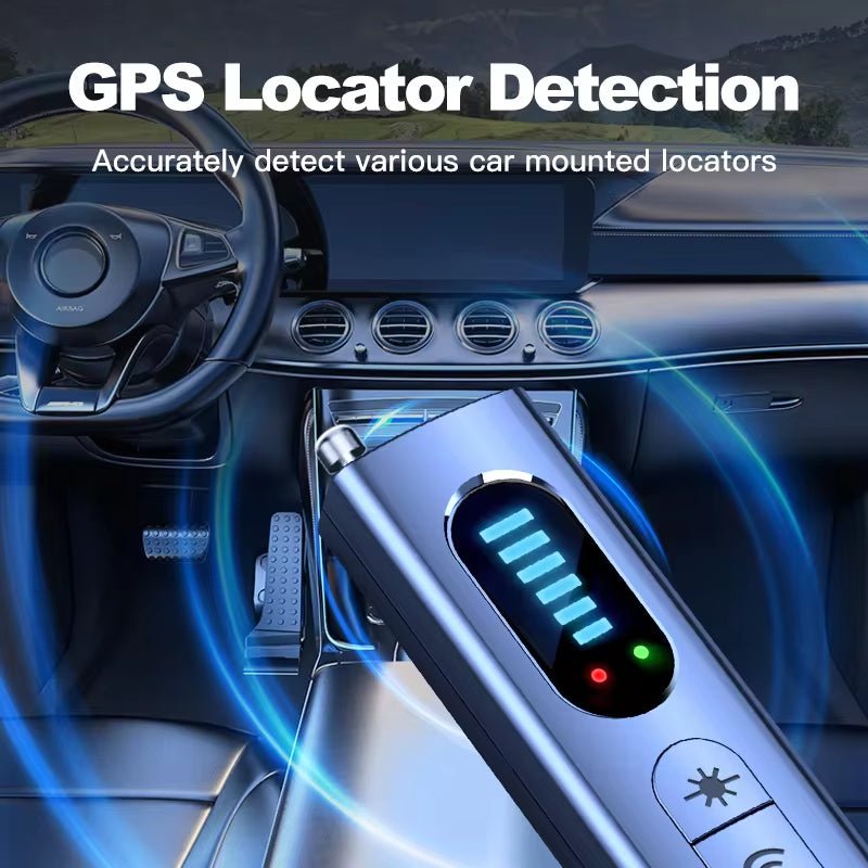 Hidden Camera Detector Anti - Spy Car GPS Tracker Listening Device Bug RF Wireless All Signal Scanner Gadget Security Protection - IKhiro Store