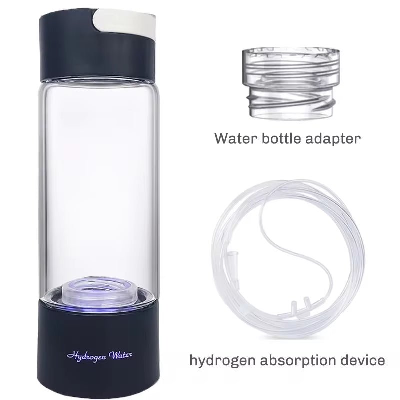 Hydrogen - Rich Water Cup Portable Electric Hydrogen Rich Water Generator Bottle Titanium Quality Filter Healthcare Water Cup USB - IKhiro Store
