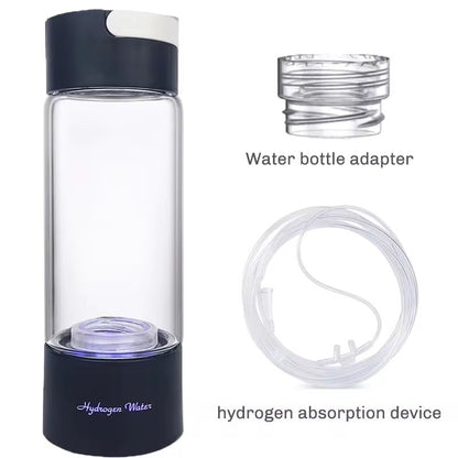 Hydrogen - Rich Water Cup Portable Electric Hydrogen Rich Water Generator Bottle Titanium Quality Filter Healthcare Water Cup USB - IKhiro Store