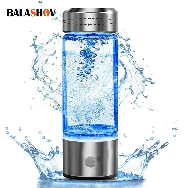 Hydrogen - Rich Water Cup Portable Electric Hydrogen Rich Water Generator Bottle Titanium Quality Filter Healthcare Water Cup USB - IKhiro Store