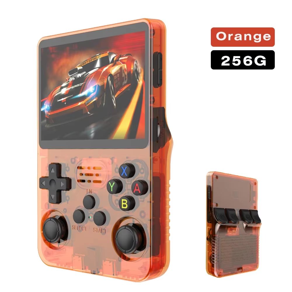 Max 256G Retro Handheld Game Console Linux System 3.5Inch IPS Screen Portable Pocket Video Player 2Joystick 64G 128G Games R36S - IKhiro Store