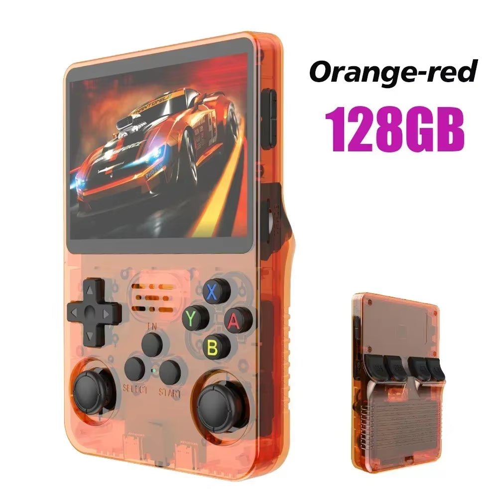 Max 256G Retro Handheld Game Console Linux System 3.5Inch IPS Screen Portable Pocket Video Player 2Joystick 64G 128G Games R36S - IKhiro Store
