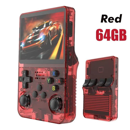 Max 256G Retro Handheld Game Console Linux System 3.5Inch IPS Screen Portable Pocket Video Player 2Joystick 64G 128G Games R36S - IKhiro Store