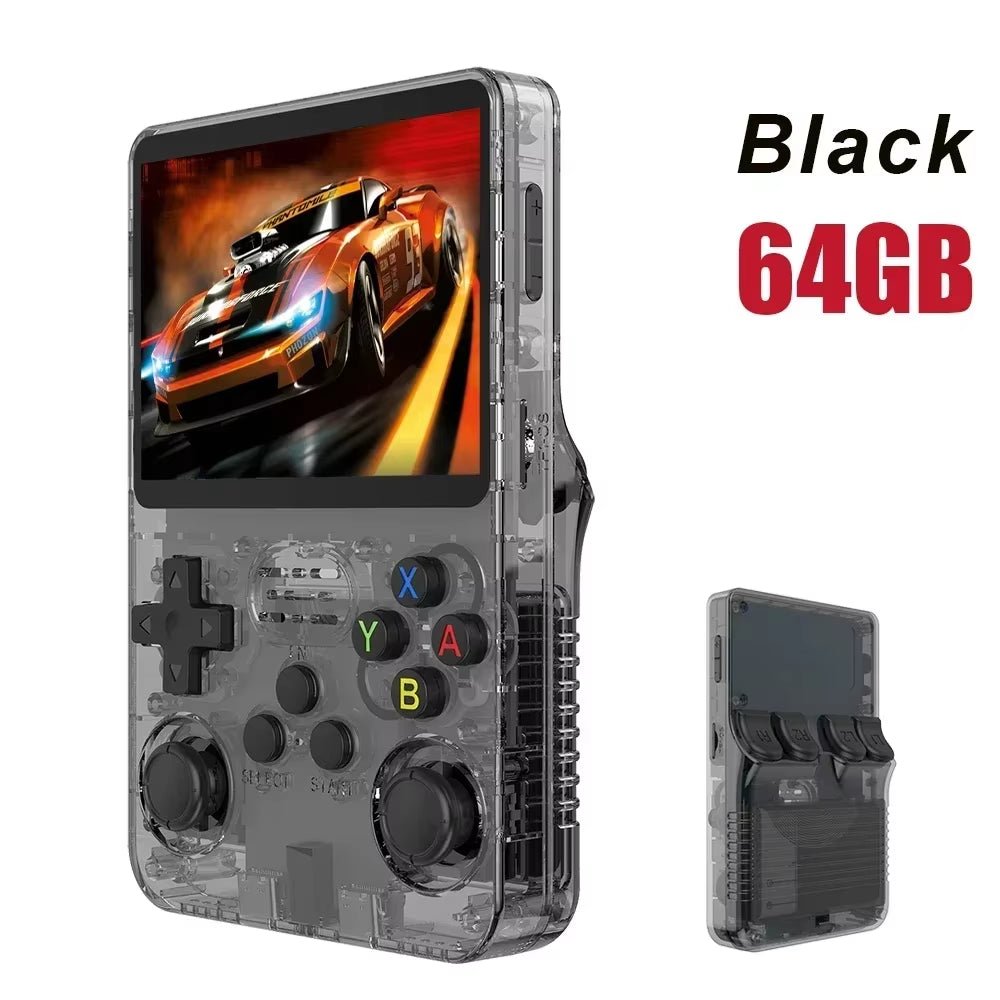 Max 256G Retro Handheld Game Console Linux System 3.5Inch IPS Screen Portable Pocket Video Player 2Joystick 64G 128G Games R36S - IKhiro Store