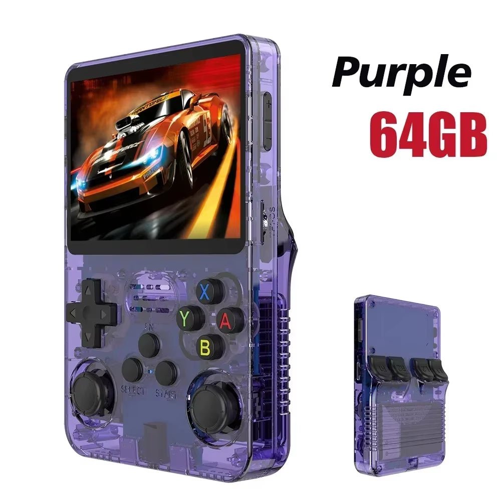 Max 256G Retro Handheld Game Console Linux System 3.5Inch IPS Screen Portable Pocket Video Player 2Joystick 64G 128G Games R36S - IKhiro Store