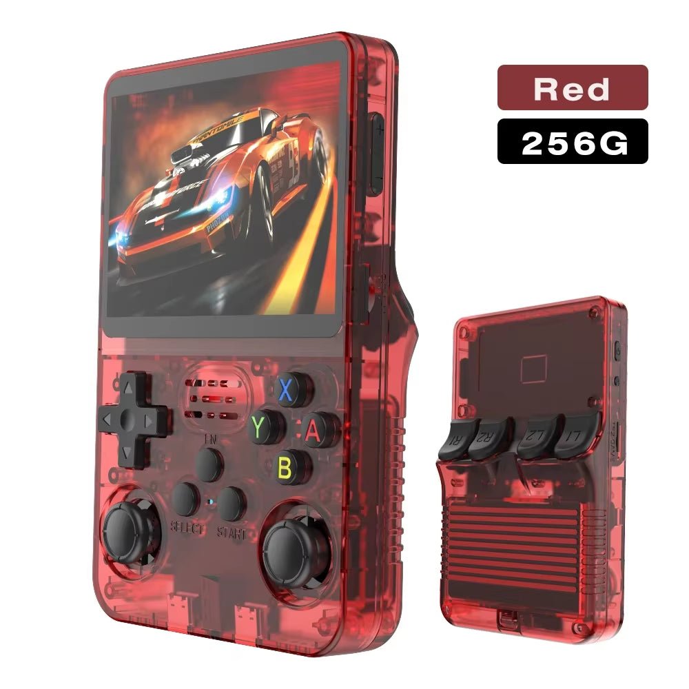 Max 256G Retro Handheld Game Console Linux System 3.5Inch IPS Screen Portable Pocket Video Player 2Joystick 64G 128G Games R36S - IKhiro Store
