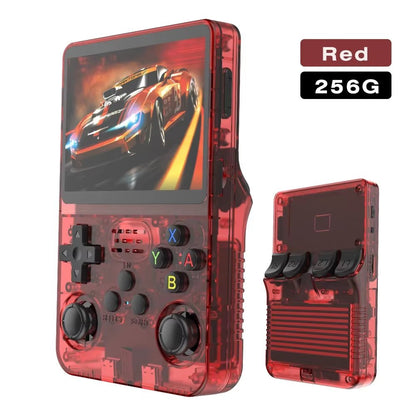 Max 256G Retro Handheld Game Console Linux System 3.5Inch IPS Screen Portable Pocket Video Player 2Joystick 64G 128G Games R36S - IKhiro Store