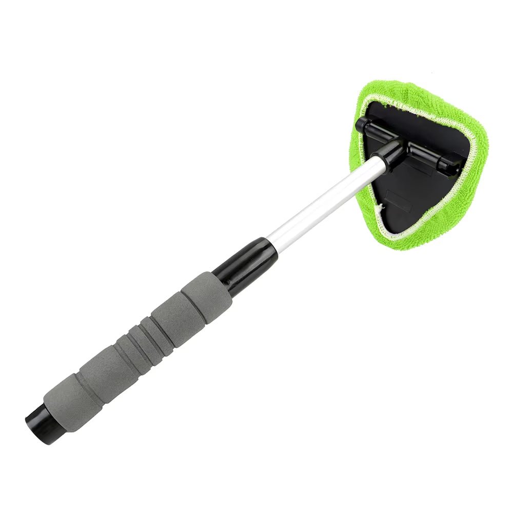 Window Scraping Mist Eliminator Microfiber Car Window Cleaner Telescopic Window Glass Cleaner Car Windshield Cleaning Brush - IKhiro Store